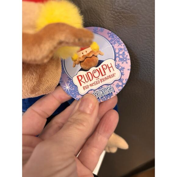 Build a Bear Rudolph the Red Nosed Reindeer Yukon Cornelius Plush 11" 1992 w/Tag - Picture 5 of 6
